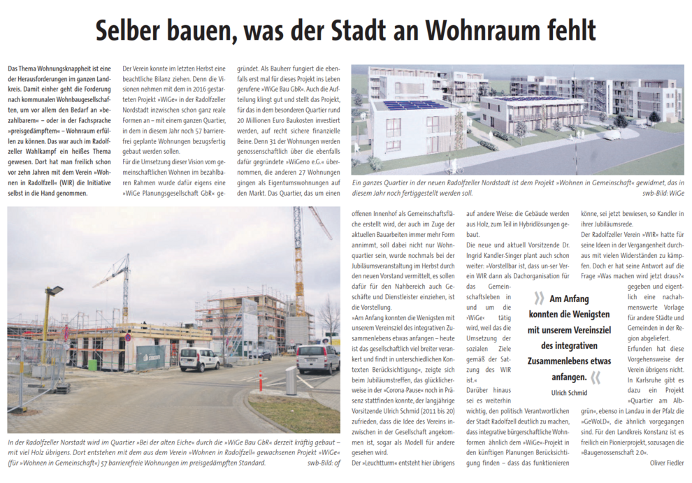 Wochenblatt-Bericht vom 26